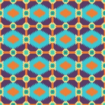Seamless vector pattern. background texture in geometric ornamental style. Ilustração Stock