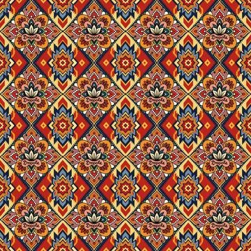 Seamless vector pattern. background texture in geometric ornamental style. Foto stock