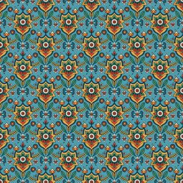 Seamless vector pattern. background texture in geometric ornamental style. Stock Photos