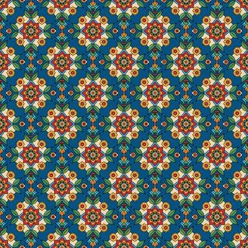 Seamless vector pattern. background texture in geometric ornamental style. Stock Photos