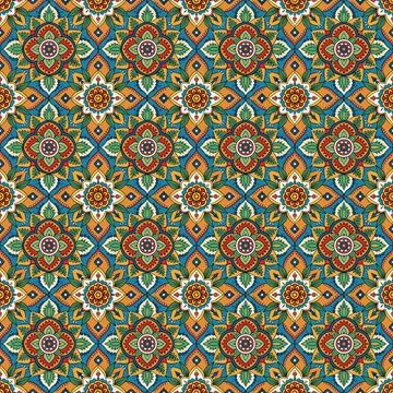 Seamless vector pattern. background texture in geometric ornamental style. Stock Photos