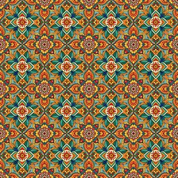 Seamless vector pattern. background texture in geometric ornamental style. Foto stock