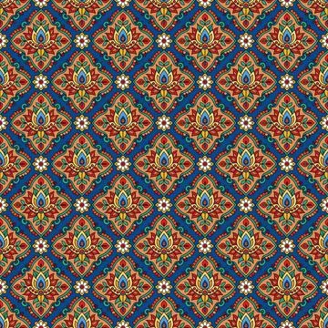 Seamless vector pattern. background texture in geometric ornamental style. Foto stock