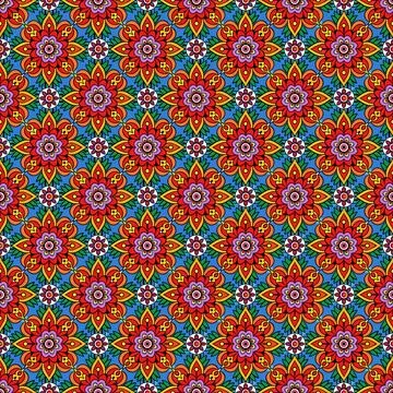 Seamless vector pattern. background texture in geometric ornamental style. Stock Photos