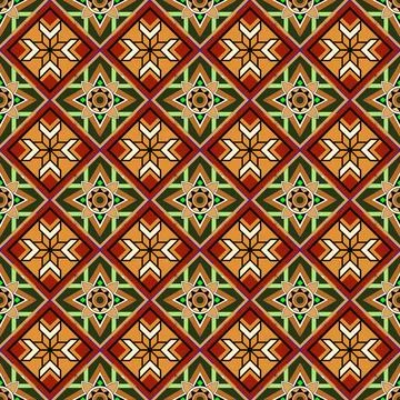 Seamless vector pattern. background texture in geometric ornamental style. Stock Photos