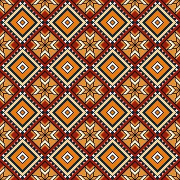 Seamless vector pattern. background texture in geometric ornamental style. Foto stock