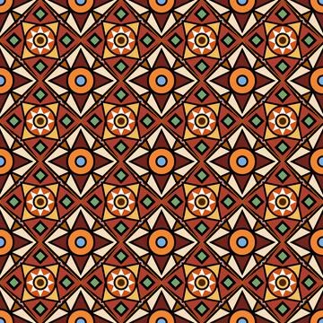 Seamless vector pattern. background texture in geometric ornamental style. Foto stock