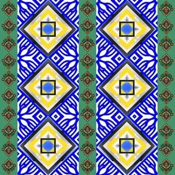 Seamless vector pattern. background texture in geometric ornamental style. Foto stock