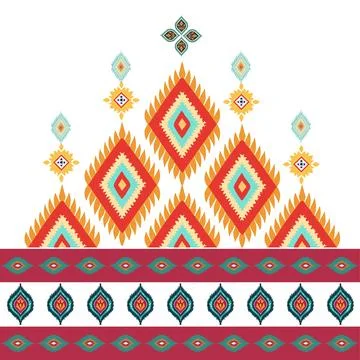 Seamless vector pattern. background texture in geometric ornamental style. Stock Photos