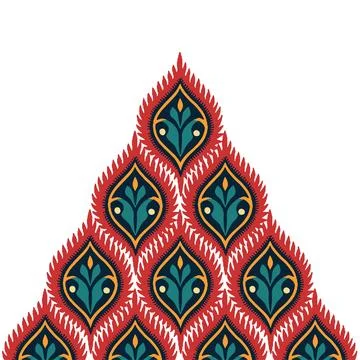 Seamless vector pattern. background texture in geometric ornamental style. Foto stock