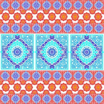Seamless vector pattern. background texture in geometric ornamental style. Foto stock