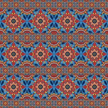 Seamless vector pattern. background texture in geometric ornamental style. Foto stock