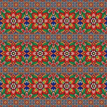 Seamless vector pattern. background texture in geometric ornamental style. Foto stock