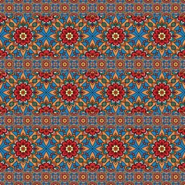 Seamless vector pattern. background texture in geometric ornamental style. Foto stock