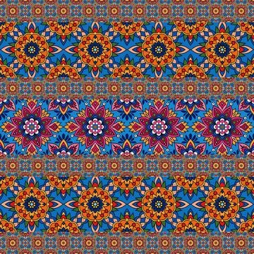 Seamless vector pattern. background texture in geometric ornamental style. Stock Photos