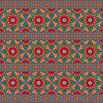 Seamless vector pattern. background texture in geometric ornamental style. Stock Photos