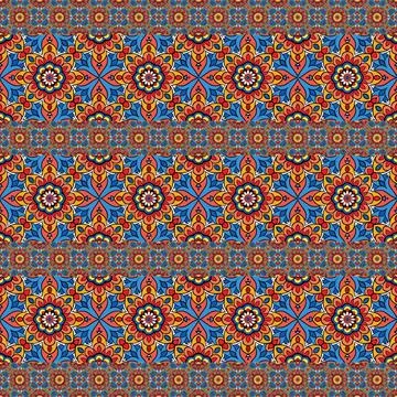Seamless vector pattern. background texture in geometric ornamental style. Stock Photos