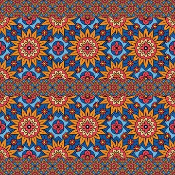 Seamless vector pattern. background texture in geometric ornamental style. Stock Photos