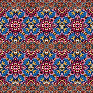 Seamless vector pattern. background texture in geometric ornamental style. Stock Photos