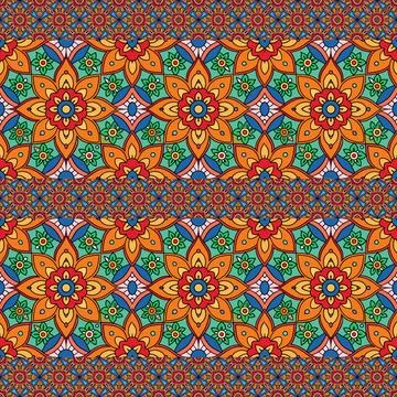 Seamless vector pattern. background texture in geometric ornamental style. Foto stock