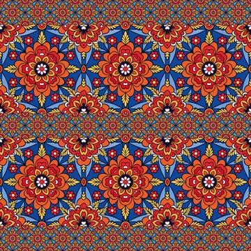 Seamless vector pattern. background texture in geometric ornamental style. Stock Photos