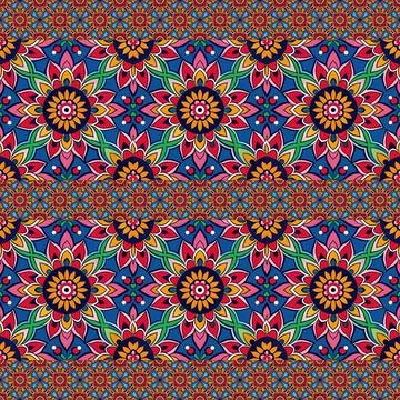 Seamless vector pattern. background texture in geometric ornamental style. Stock Photos