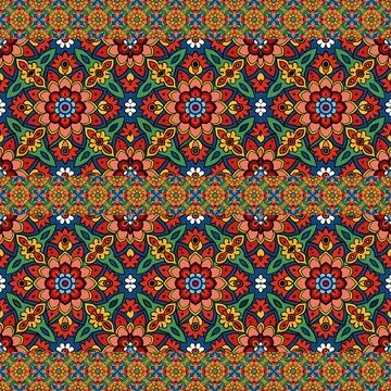 Seamless vector pattern. background texture in geometric ornamental style. Foto stock