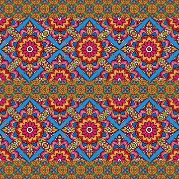 Seamless vector pattern. background texture in geometric ornamental style. Stock Photos