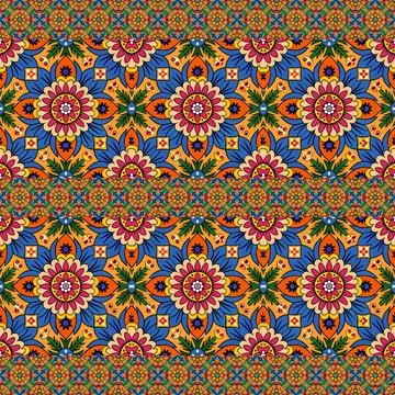 Seamless vector pattern. background texture in geometric ornamental style. Stock Photos