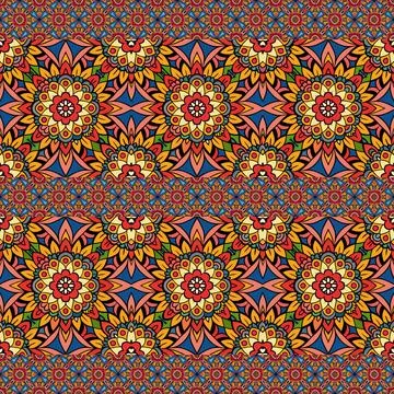 Seamless vector pattern. background texture in geometric ornamental style. Stock Photos