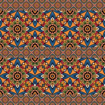 Seamless vector pattern. background texture in geometric ornamental style. Stock Photos