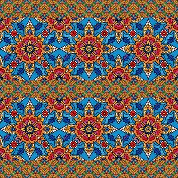 Seamless vector pattern. background texture in geometric ornamental style. Stock Photos