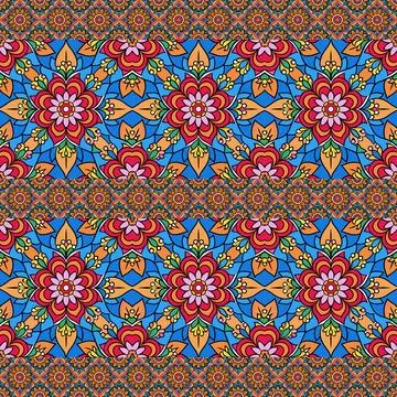 Seamless vector pattern. background texture in geometric ornamental style. Stock Photos