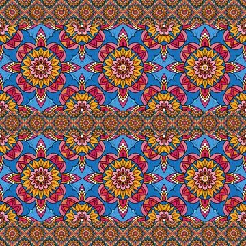 Seamless vector pattern. background texture in geometric ornamental style. Foto stock