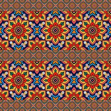 Seamless vector pattern. background texture in geometric ornamental style. Foto stock