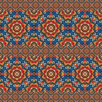 Seamless vector pattern. background texture in geometric ornamental style. Stock Photos