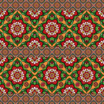 Seamless vector pattern. background texture in geometric ornamental style. Stock Photos
