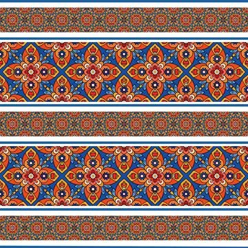 Seamless vector pattern. background texture in geometric ornamental style. Stock Photos