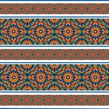 Seamless vector pattern. background texture in geometric ornamental style. Stock Photos