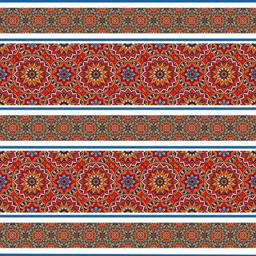 Seamless vector pattern. background texture in geometric ornamental style. Foto stock