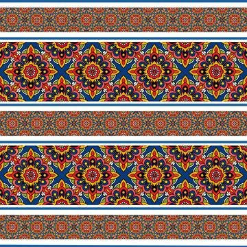 Seamless vector pattern. background texture in geometric ornamental style. Foto stock