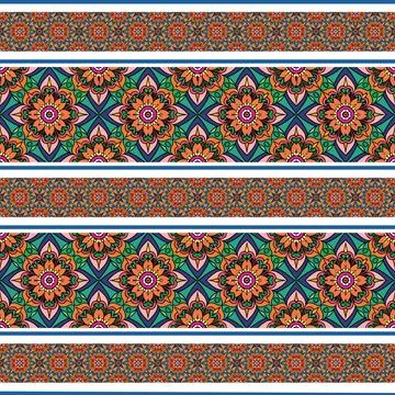 Seamless vector pattern. background texture in geometric ornamental style. Stock Photos