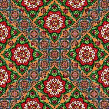 Seamless vector pattern. background texture in geometric ornamental style. Foto stock