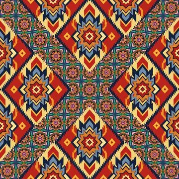 Seamless vector pattern. background texture in geometric ornamental style. Foto stock