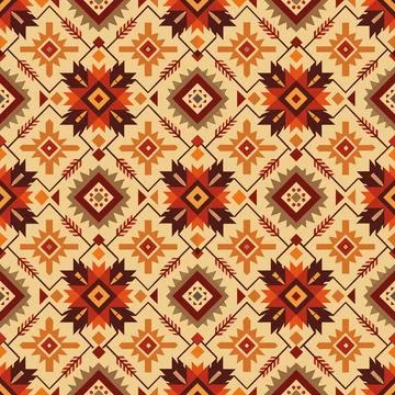 Seamless vector pattern. background texture in geometric ornamental style. Stock Photos