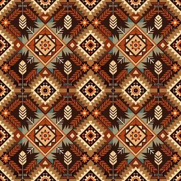 Seamless vector pattern. background texture in geometric ornamental style. Stock Photos