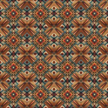 Seamless vector pattern. background texture in geometric ornamental style. Foto stock