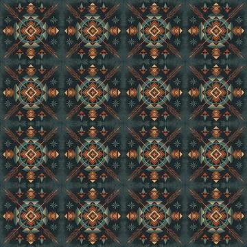 Seamless vector pattern. background texture in geometric ornamental style. Stock Photos