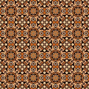 Seamless vector pattern. background texture in geometric ornamental style. Stock Photos