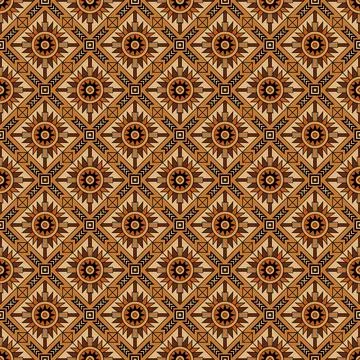Seamless vector pattern. background texture in geometric ornamental style. Stock Photos